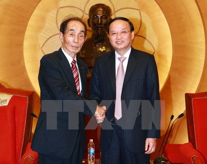 Politburo member welcomes Japanese Upper House leader - ảnh 1